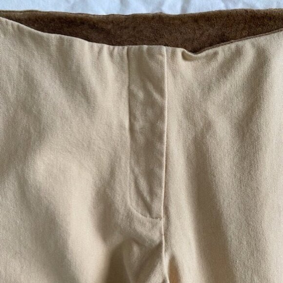 VINTAGE LILLY PULITZER Tan Khaki Stretch Pants Sz 2 - Picture 3 of 11
